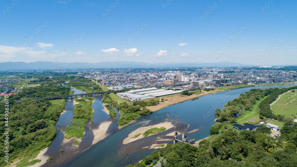 《岩手県》北上市の街並み 《岩手県》北上市の街並み
