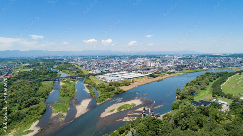 《岩手県》北上市の街並み