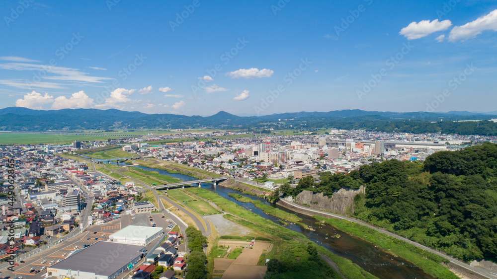 Fototapeta premium 《岩手県》矢巾町の風景