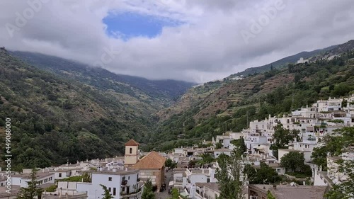 View of Pampaneira. Town of the Alpujarra, in the province of Granada. Spain photo