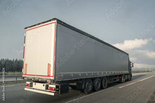 freight truck on the road © tarasov_vl