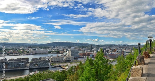 Panoramic view of Oslo