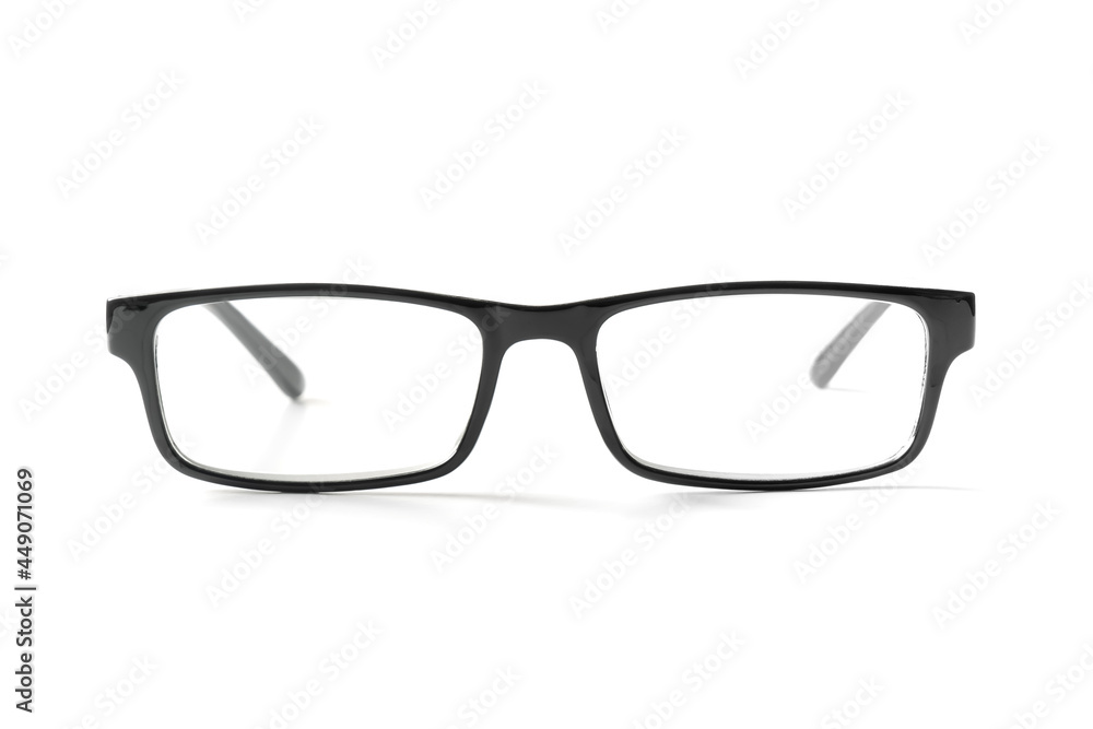 eyeglasses on the white. ophthalmology