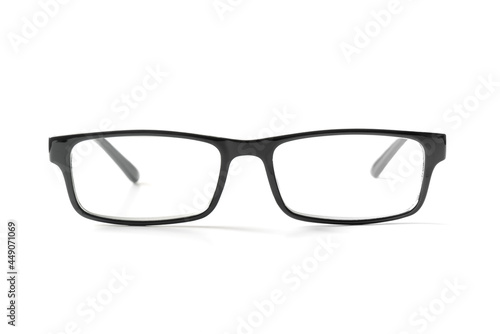 eyeglasses on the white. ophthalmology