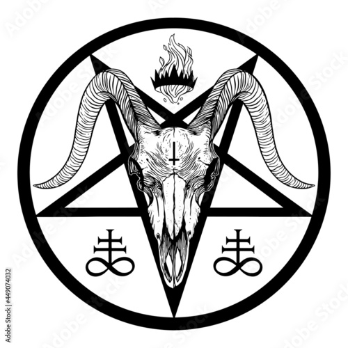 Baphomet pentagramv