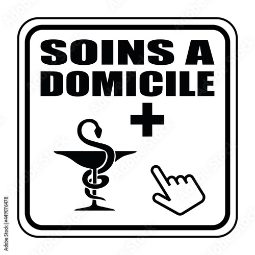 Logo soins à domicile.
