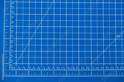 corner of a cutting mat