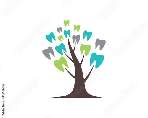 tree dental logo template