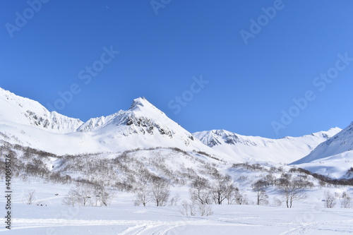 snow covered mountains © Alexander