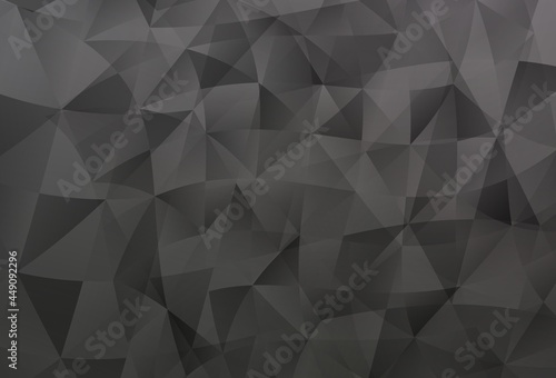 Light Gray vector background with polygonal style.