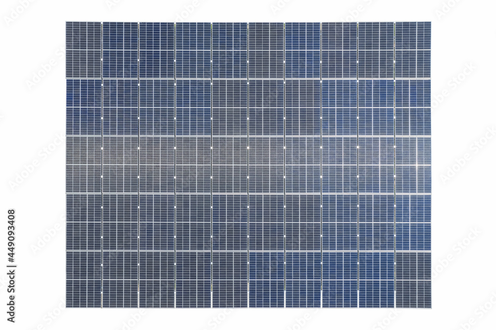 solar panels on roof isolated solar panels on roof isolated