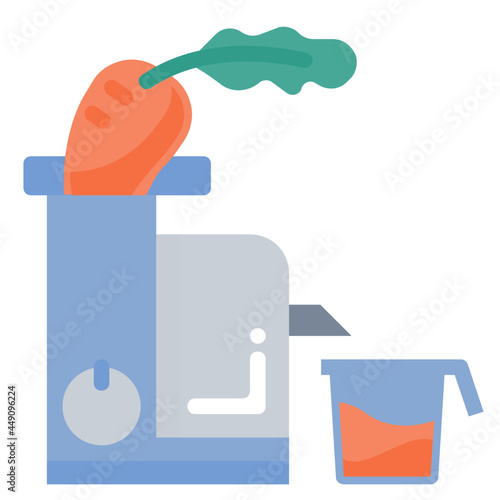 juicer flat icon