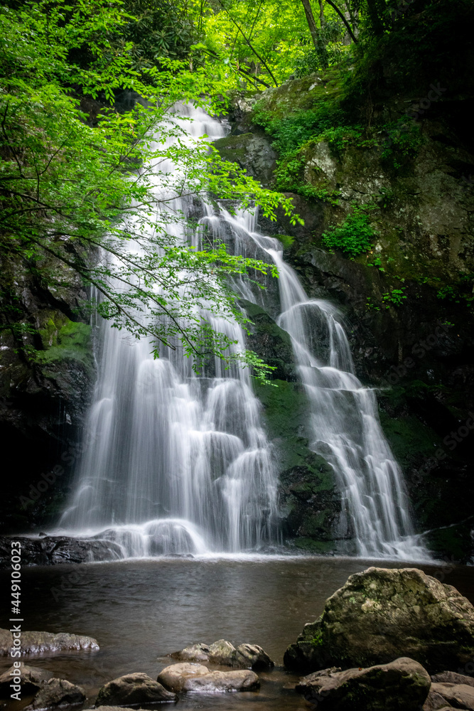 Spruce Flats Falls in the Smoky Mountains