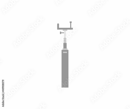 design about selfie stick icon illustration