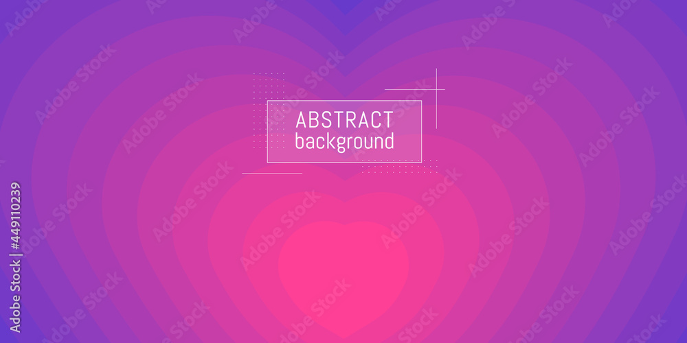 Abstract vector background. Beautiful waves.Purple pink gradient.