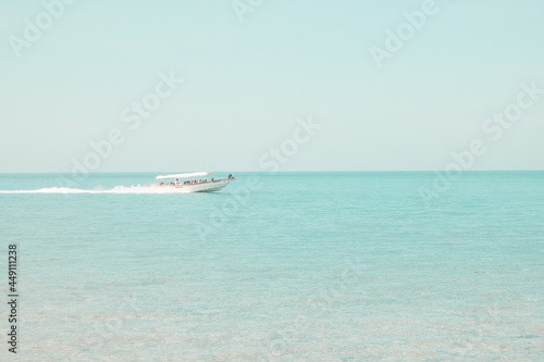 yacht in the sea © Mario