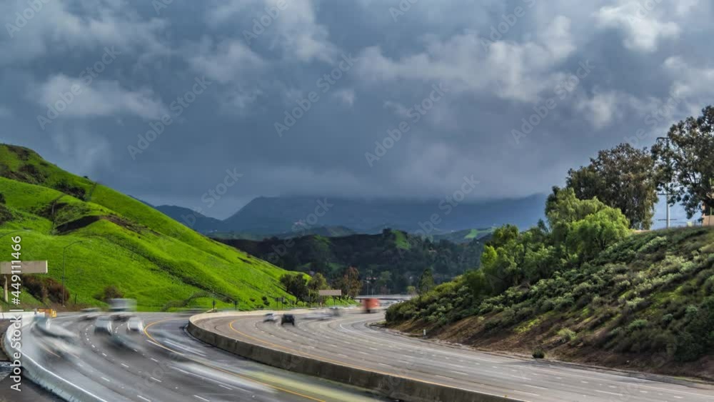 Los Angeles Agoura Hills 101 Freeway Post Woolsey Fire Storm Time Lapse Los Angeles Agoura Hills 101 Freeway Post Woolsey Fire Storm Time Lapse