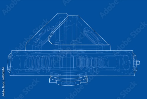 Abstract industry object concept. Vector