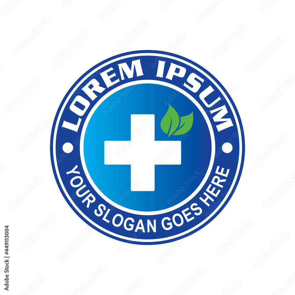 Obraz premium nature medical logo , medical logo