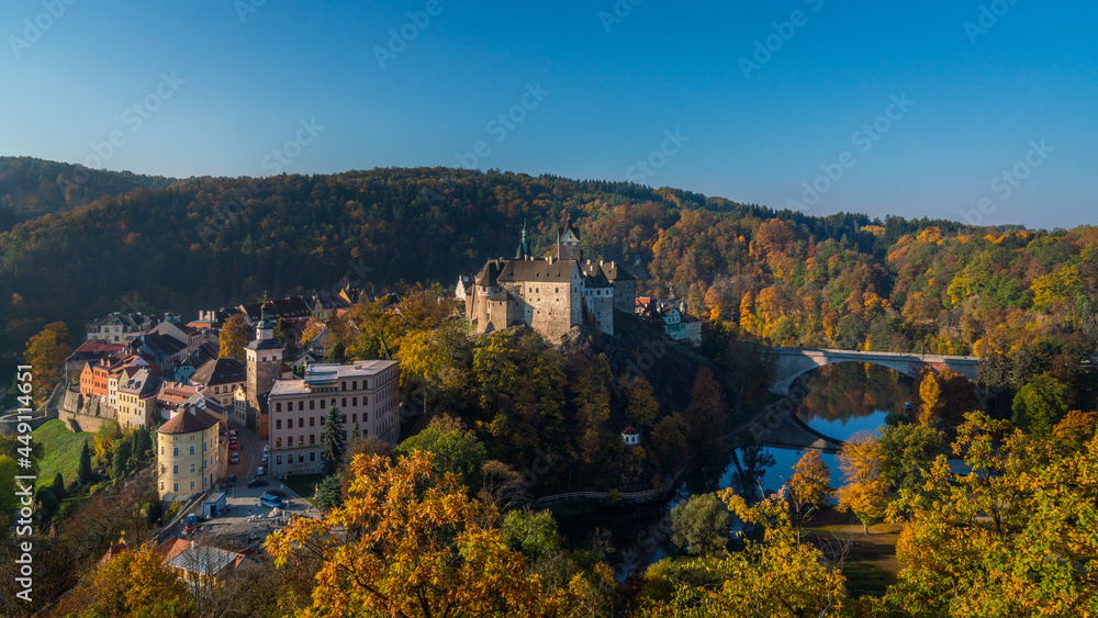 Castle Loket in Czech Republic