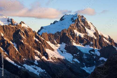 Mount Syme and Mount Madeline, Darran Mountains, Fiordland National Park