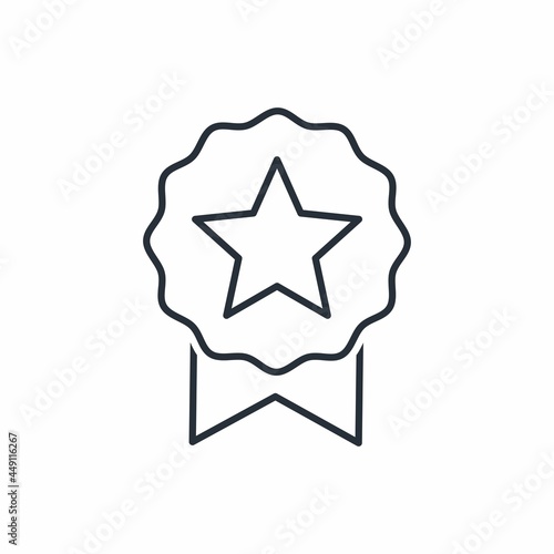 Superiority. Vector linear icon isolated on white background.