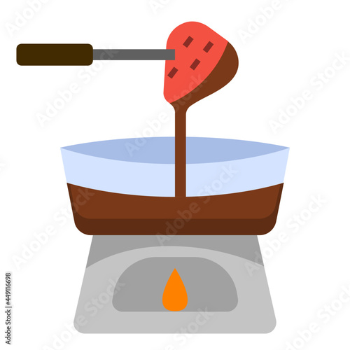 fondue flat icon
