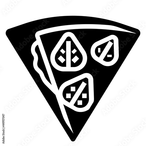 crepe glyph icon