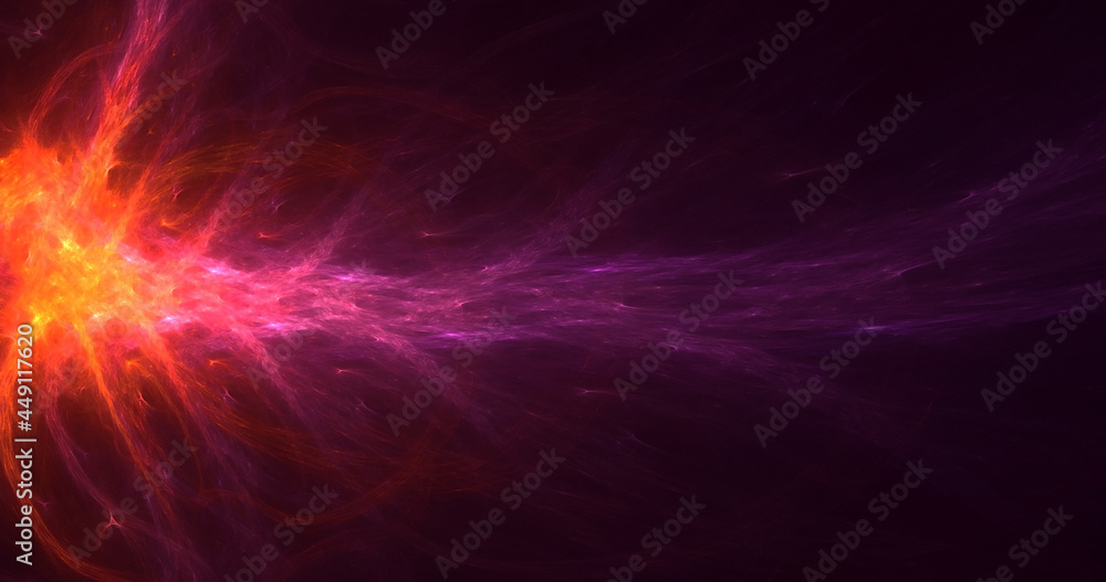 3D rendering abstract multicolor fractal light background 3D rendering abstract multicolor fractal light background