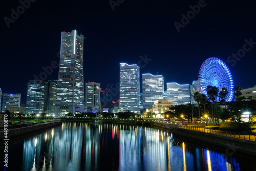 神奈川県横浜市みなとみらいの夜景