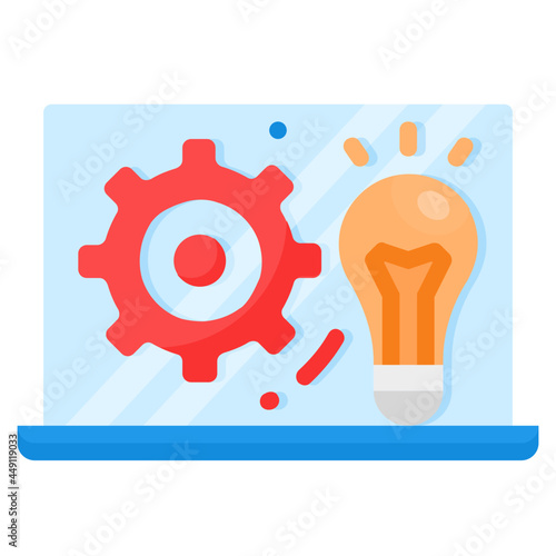 front end flat icon