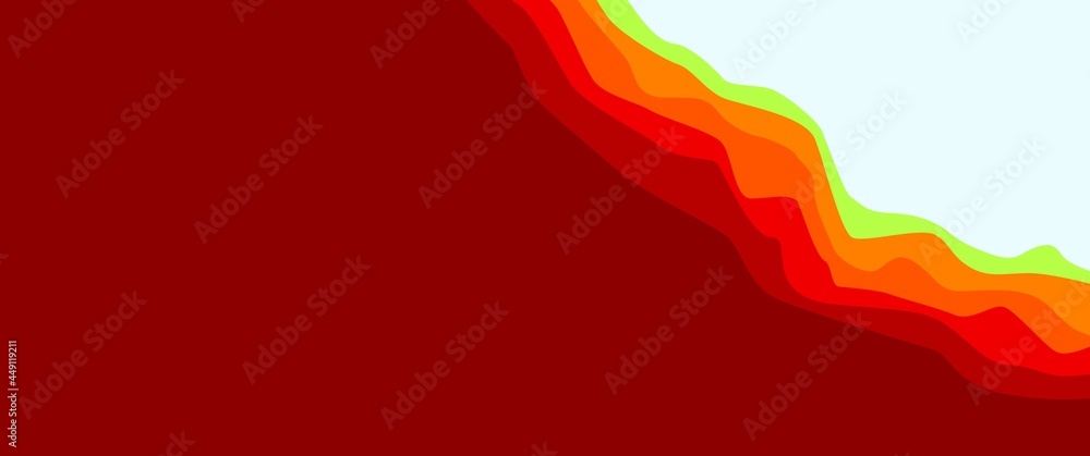 Red diagonal wavy background. Abstract red wavy background vector illustration. Used for background, desktop background, typography background, backdrop.