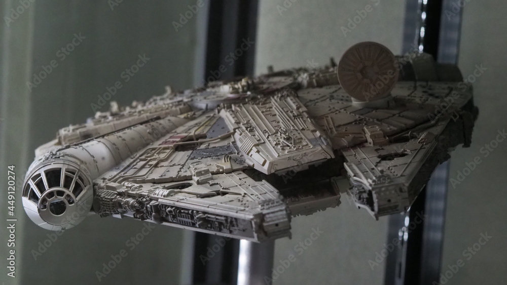 Obraz premium Bangkok Thailand. April 30 2018. Star Wars figure. portrait images. toy figures characters model standing. Starwars Hasbro action figure collection for collector and toys investor. Realistic details.
