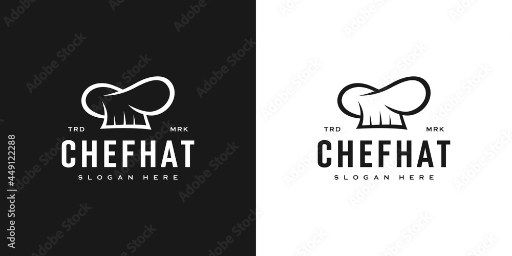 Chef Hat Logo Template vector