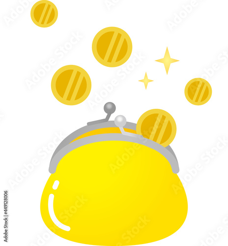 お財布とコイン