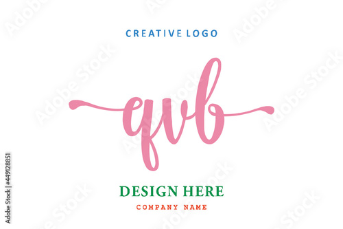 QVB lettering logo is simple, easy to understand and authoritative photo