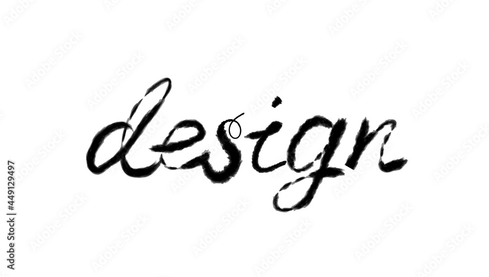 Lettering poster with calligraphy text. Abstract poster design. Vector illustration. Lettering poster with calligraphy text. Abstract poster design. Vector illustration.