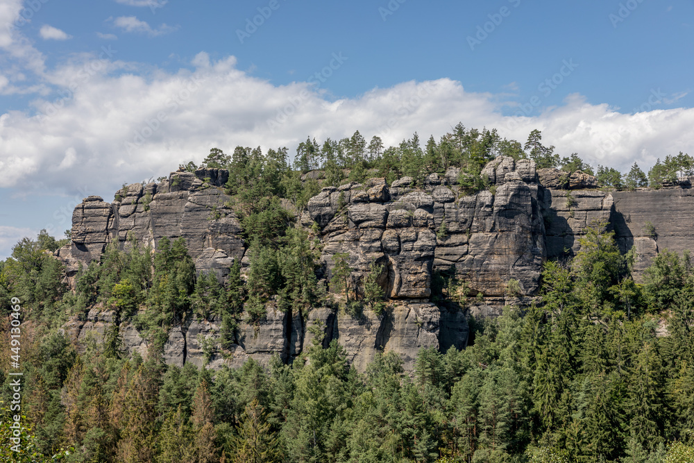 Bizaerre Felsformen in der Sächsischen Schweiz