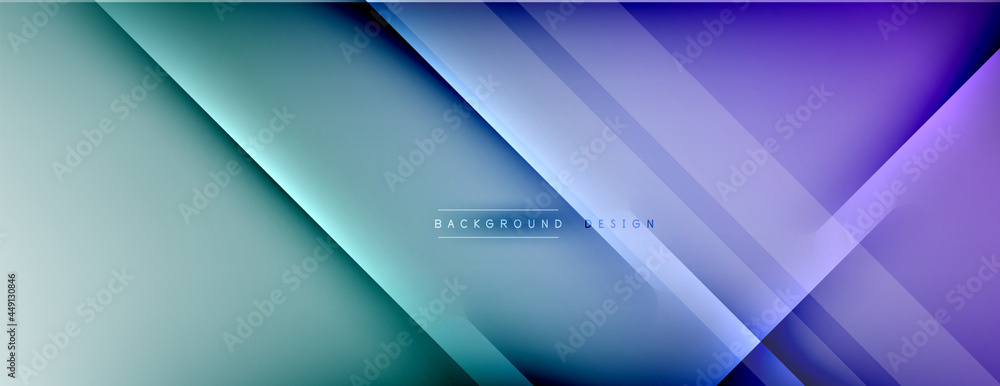 Abstract background. Shadow lines on bright shiny gradient background. Abstract background. Shadow lines on bright shiny gradient background.