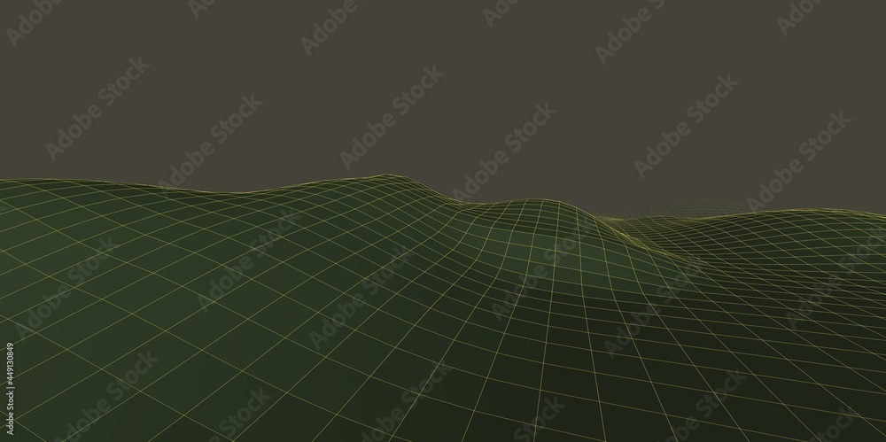 Naklejka premium Abstract network grid background, network, connections, computer and technology idea