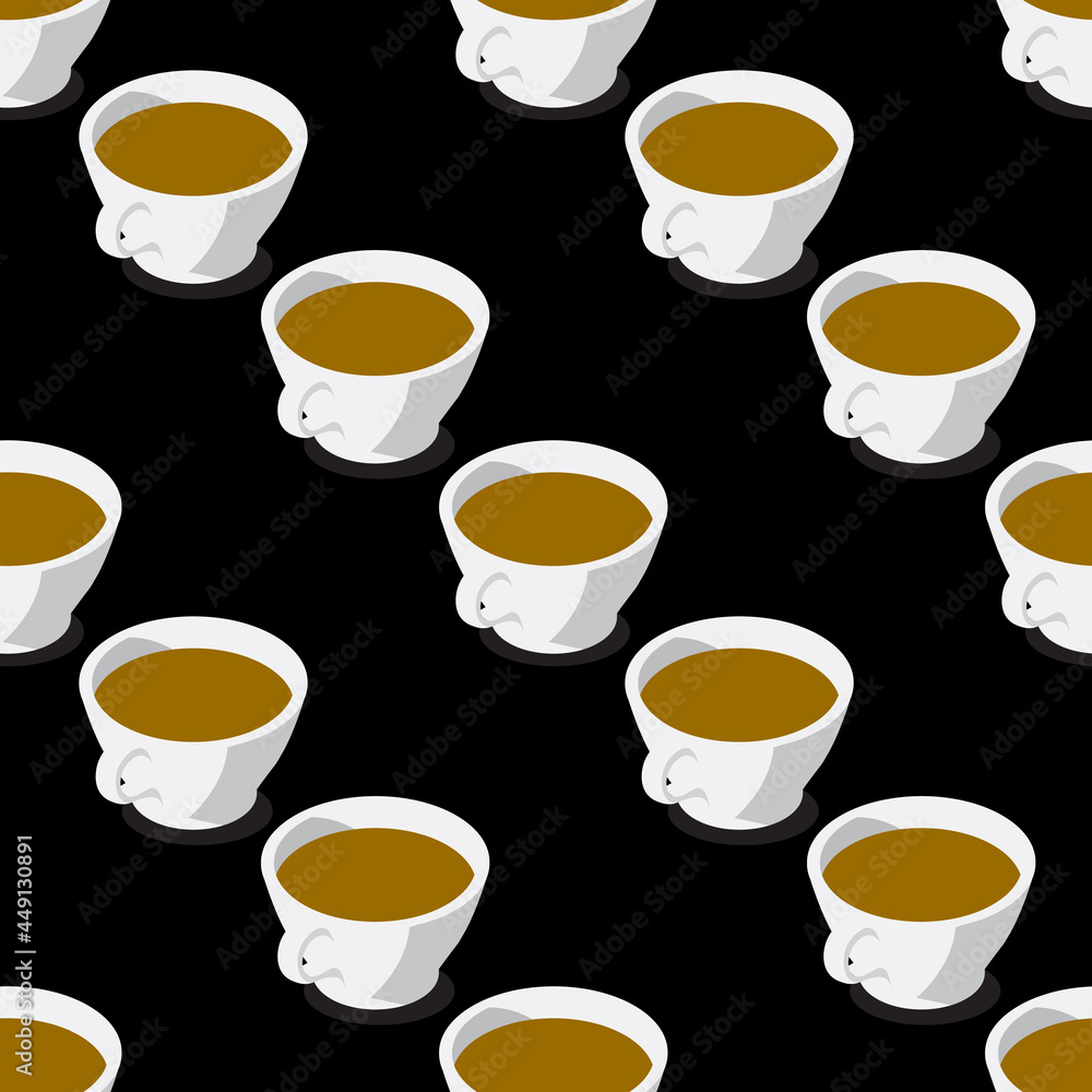 Coffee seamless pattern design. Decorate text in brown colors. Coffee seamless pattern design. Decorate text in brown colors.