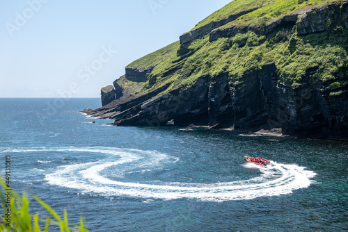 boat on the sea