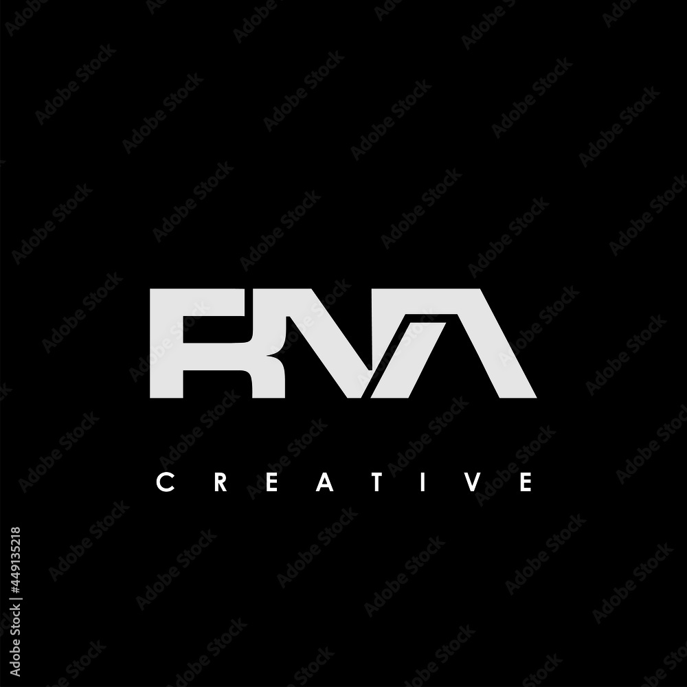 RNA Letter Initial Logo Design Template Vector Illustration RNA Letter Initial Logo Design Template Vector Illustration