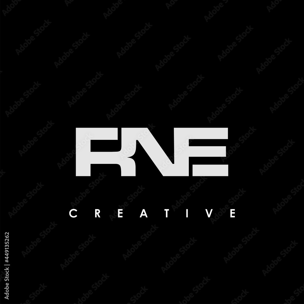 RNE Letter Initial Logo Design Template Vector Illustration