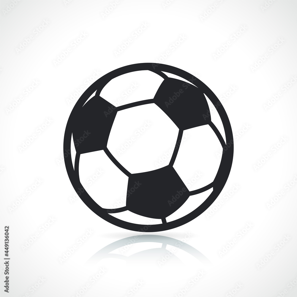 Fototapeta premium Football or soccer ball icon