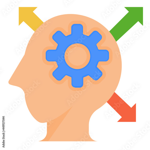 decision making flat icon