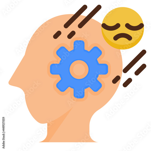 emotional control flat icon