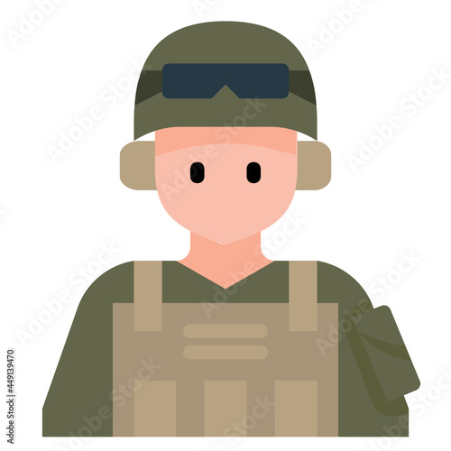 army flat icon