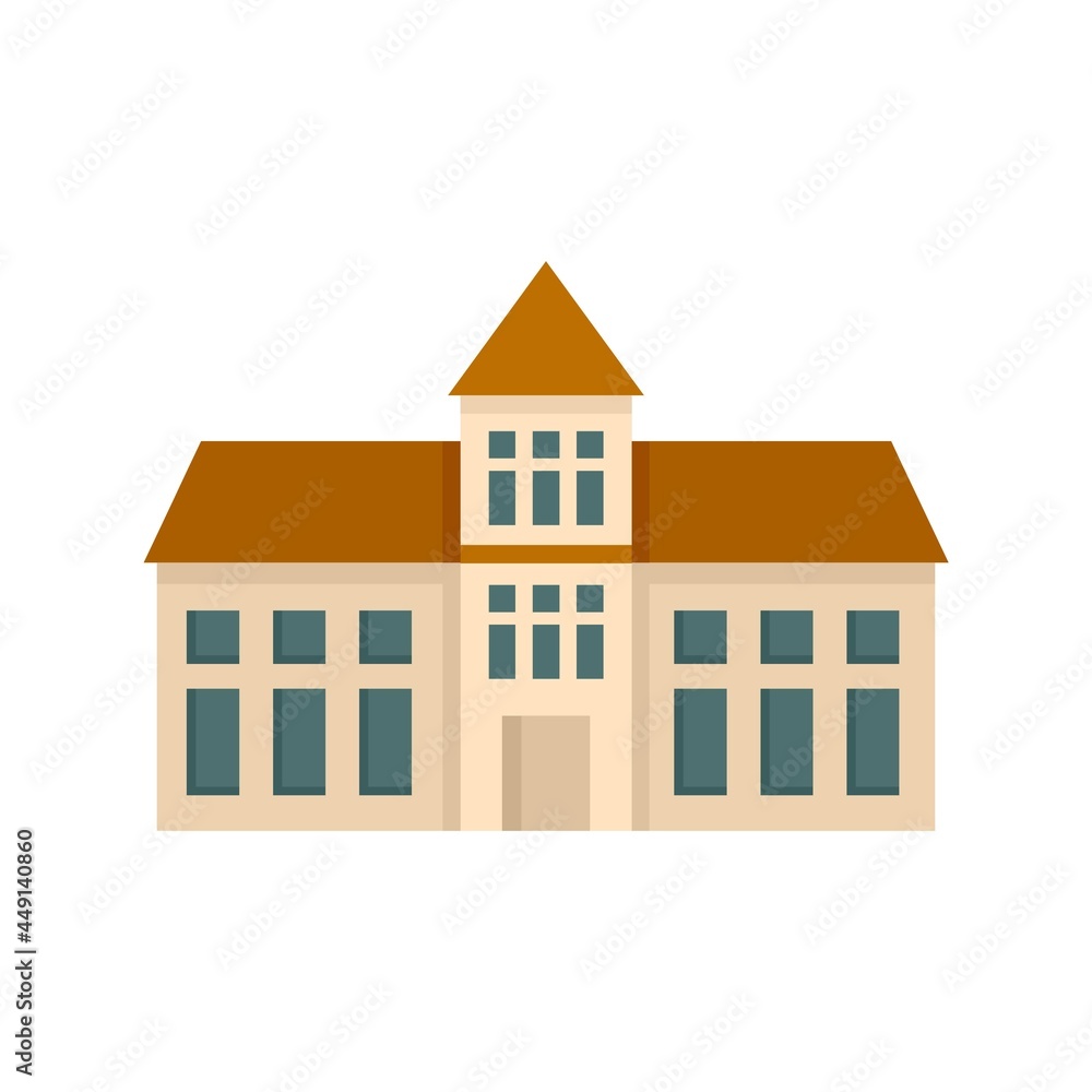 Oxford university icon flat isolated vector Oxford university icon flat isolated vector
