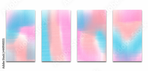 Set abstract gradient pencil social media story background nowadays, trend story social media background